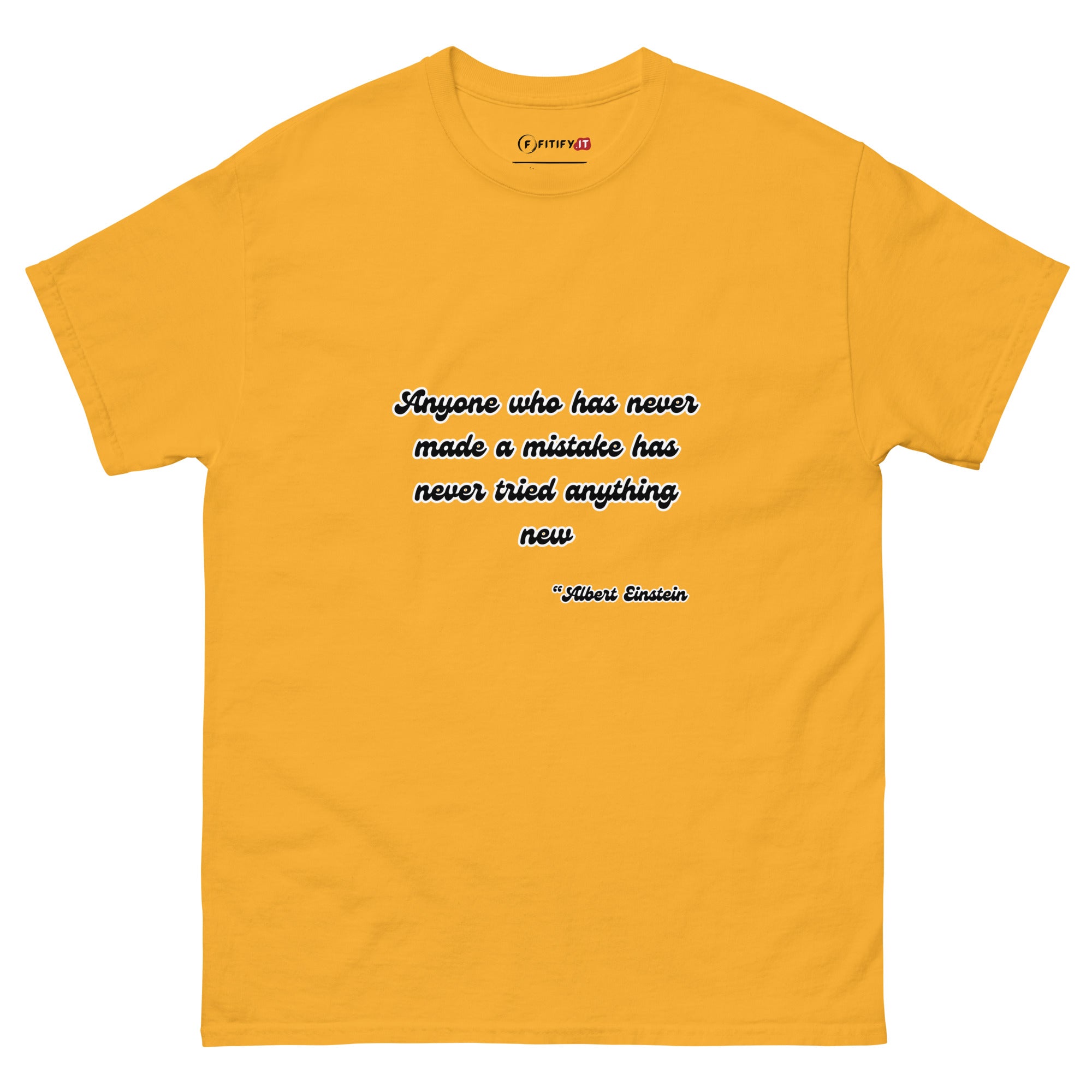 Albert Einstein Famous Quotes - T-Shirt