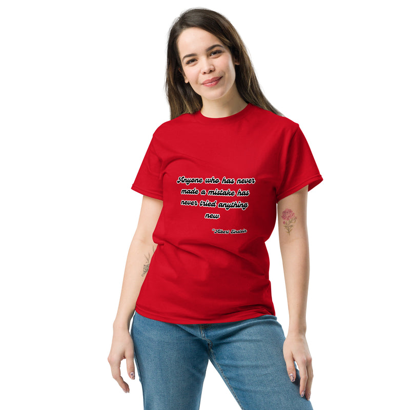 Albert Einstein Famous Quotes - T-Shirt