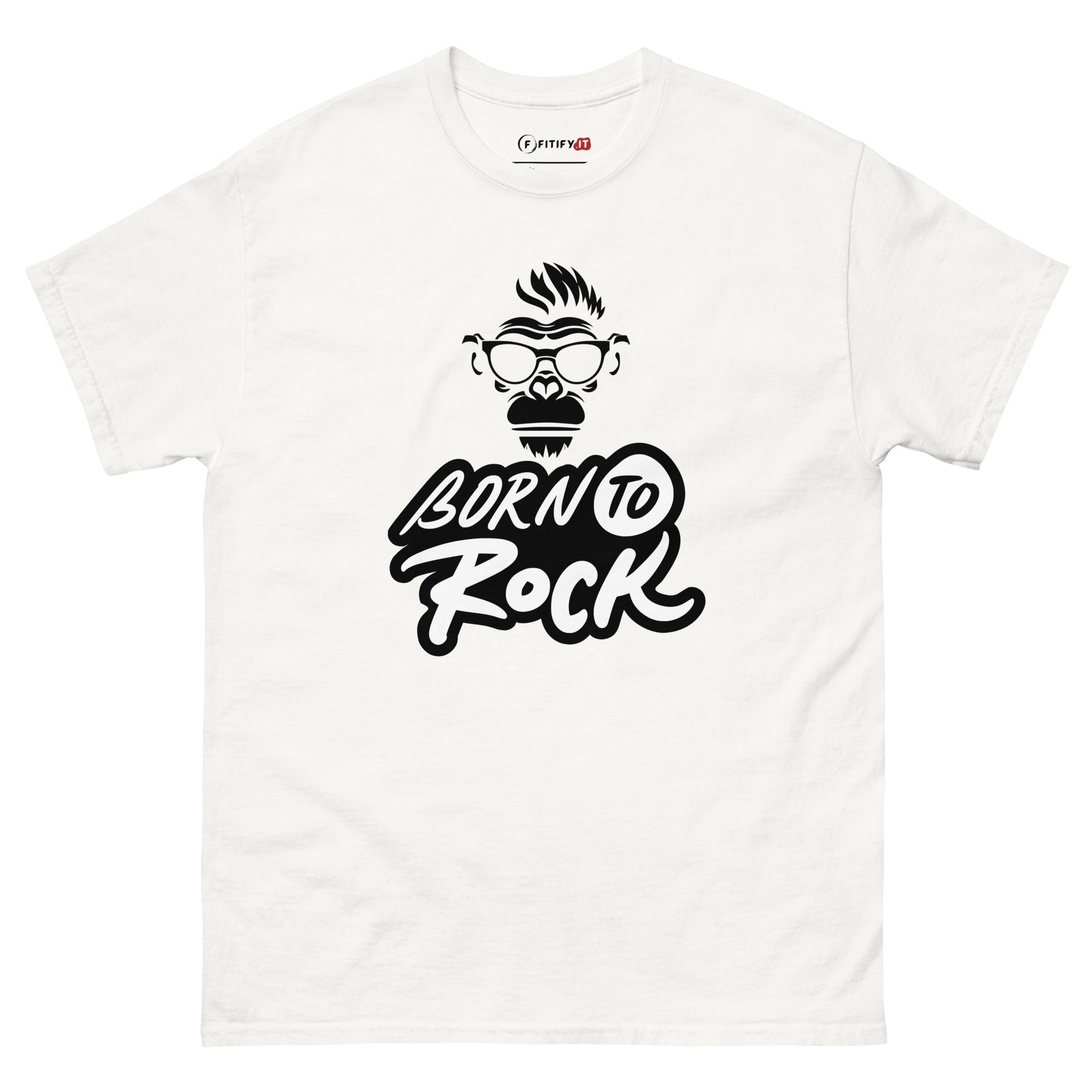 Born to Rock Monkey - Maglietta unisex