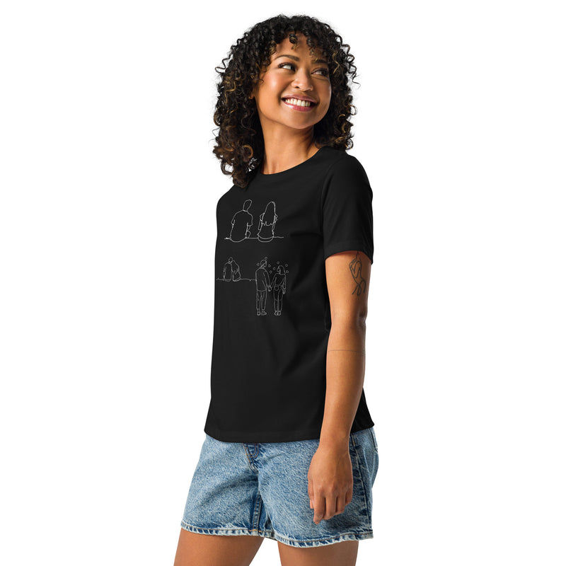 Falling in love - T-shirt da donna